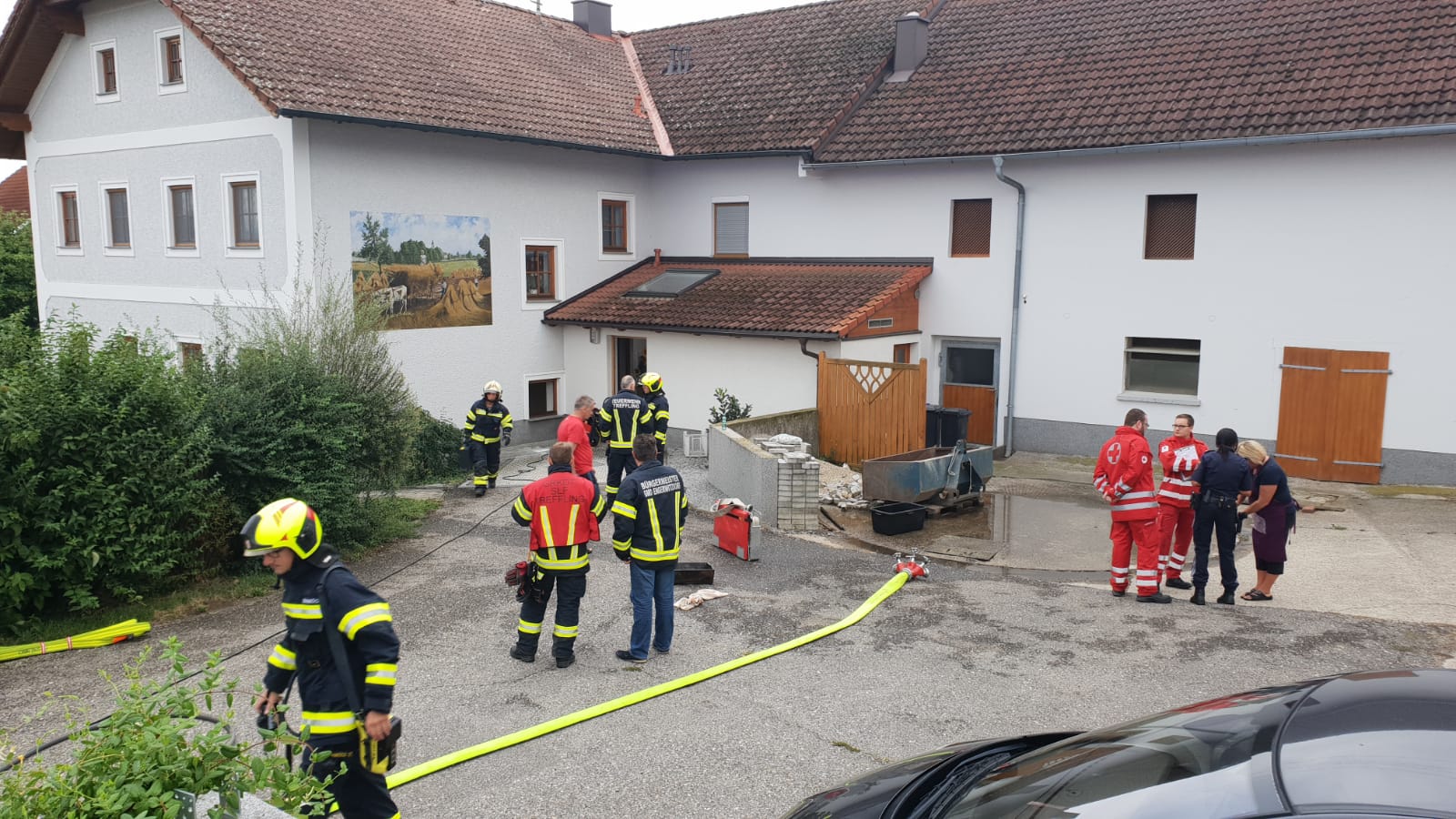 25.08.2018 - EINSATZ: Brand einer Selchanlage am Haidweg